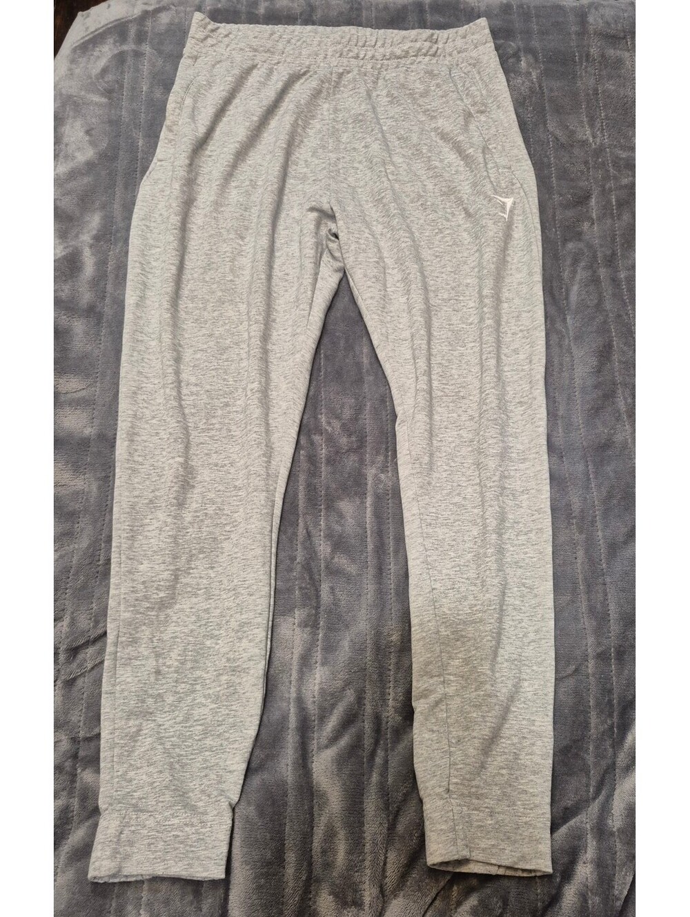 Gymshark Men's Critical Knit Joggers Gray Marl Size L